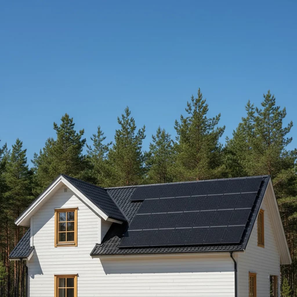 Residential solar installation